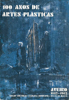 Capa do catálogo da exposição 100 anos de Artes Plásticas. Clicar para ampliar.
