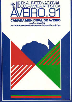 Capa do catálogo da 2.ª Bienal Internacional de Cerâmica Artística. Clicar para ampliar.